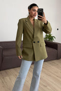 Md Keten Blazer Ceket
