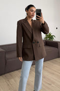 Md Keten Blazer Ceket