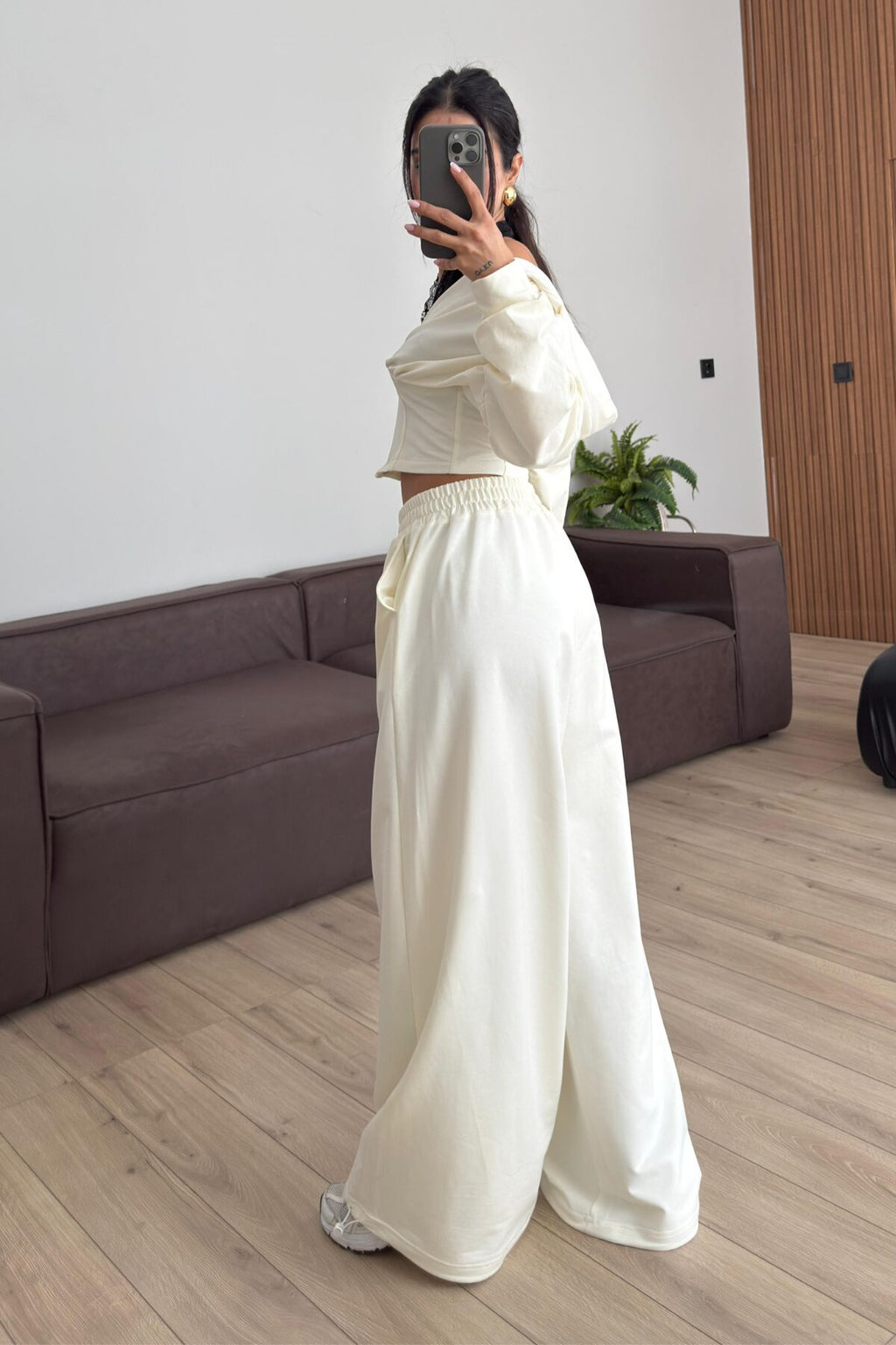İçi Dantel Bralet Eşofman Takım