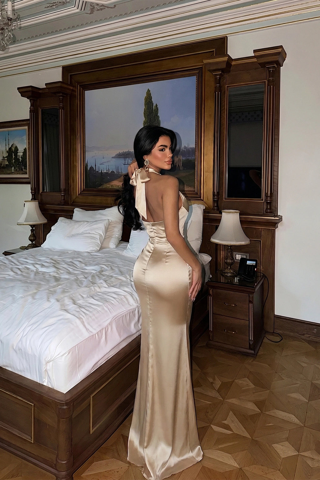 Gold Sartoria Uzun Elbise