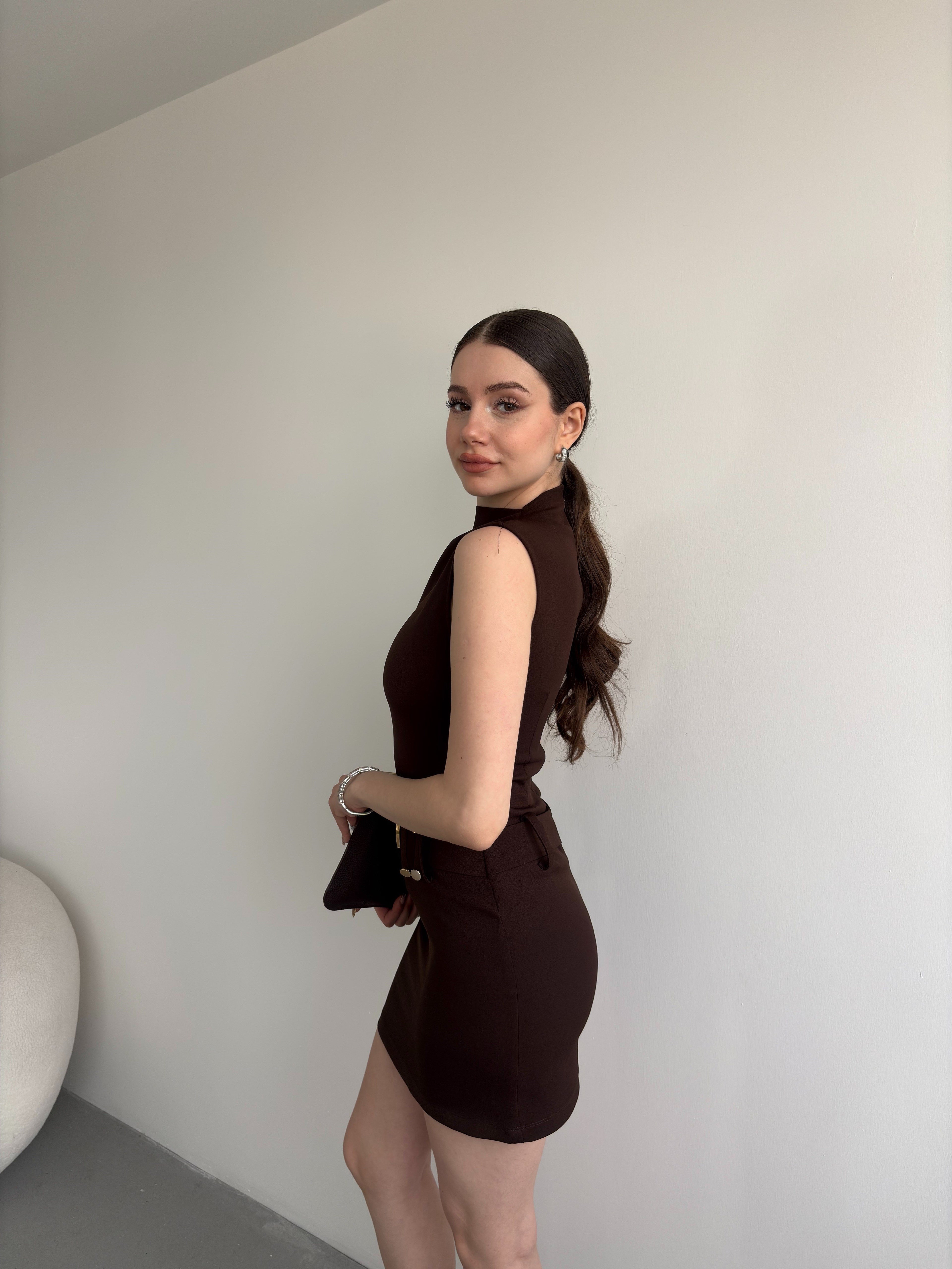 Kemerli Balıkçı Premium Elbise