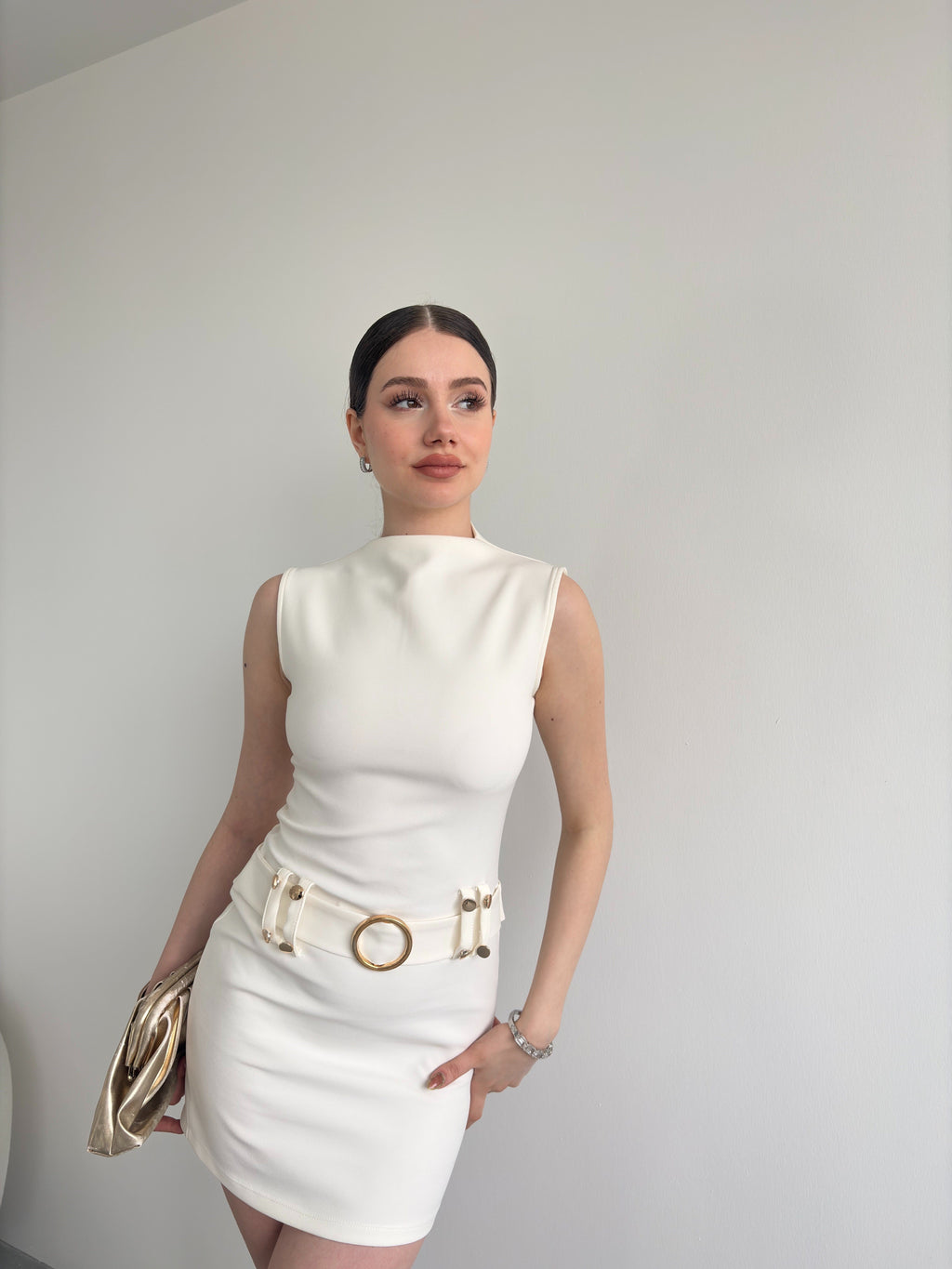 Kemerli Balıkçı Premium Elbise