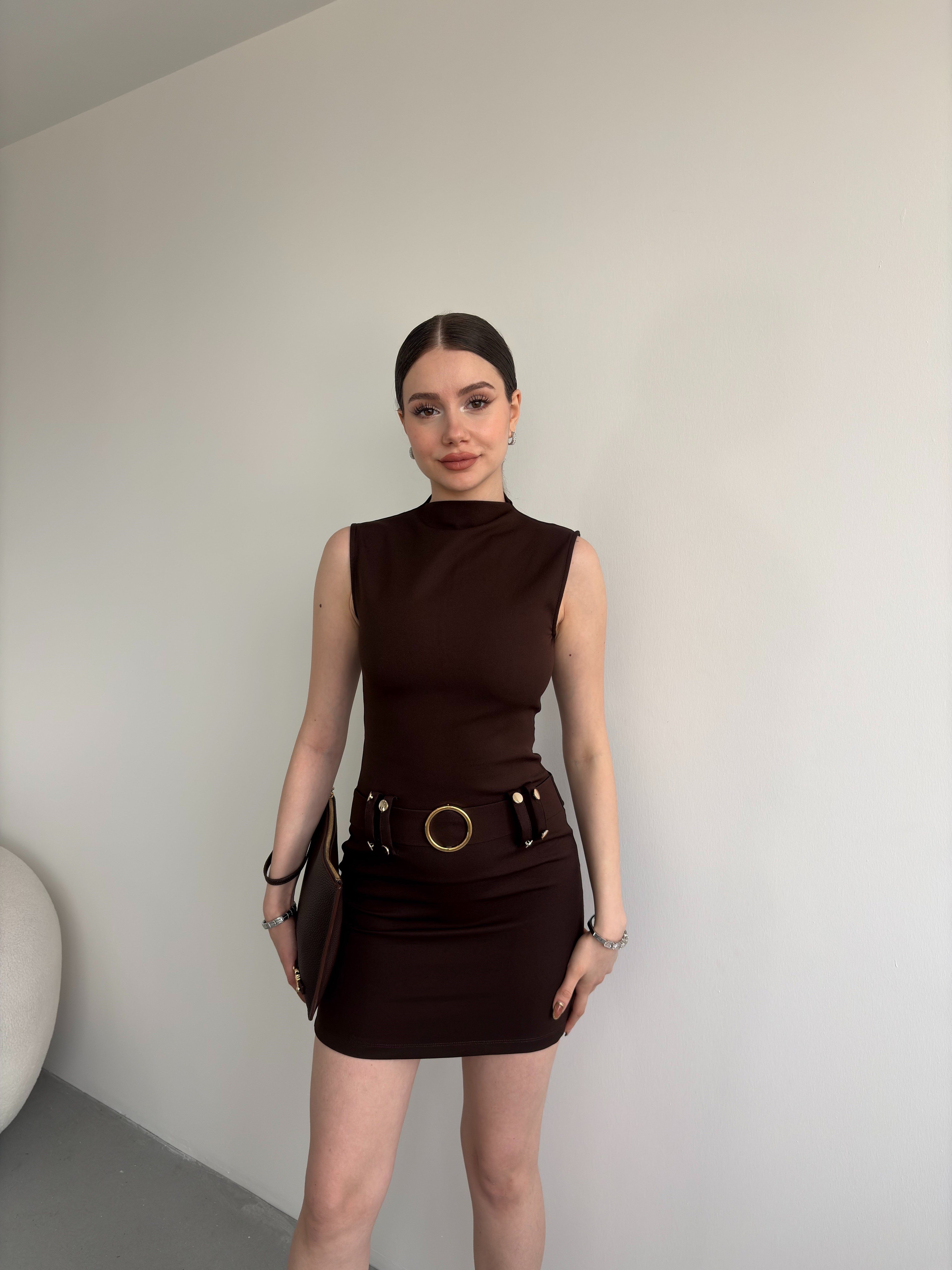 Kemerli Balıkçı Premium Elbise