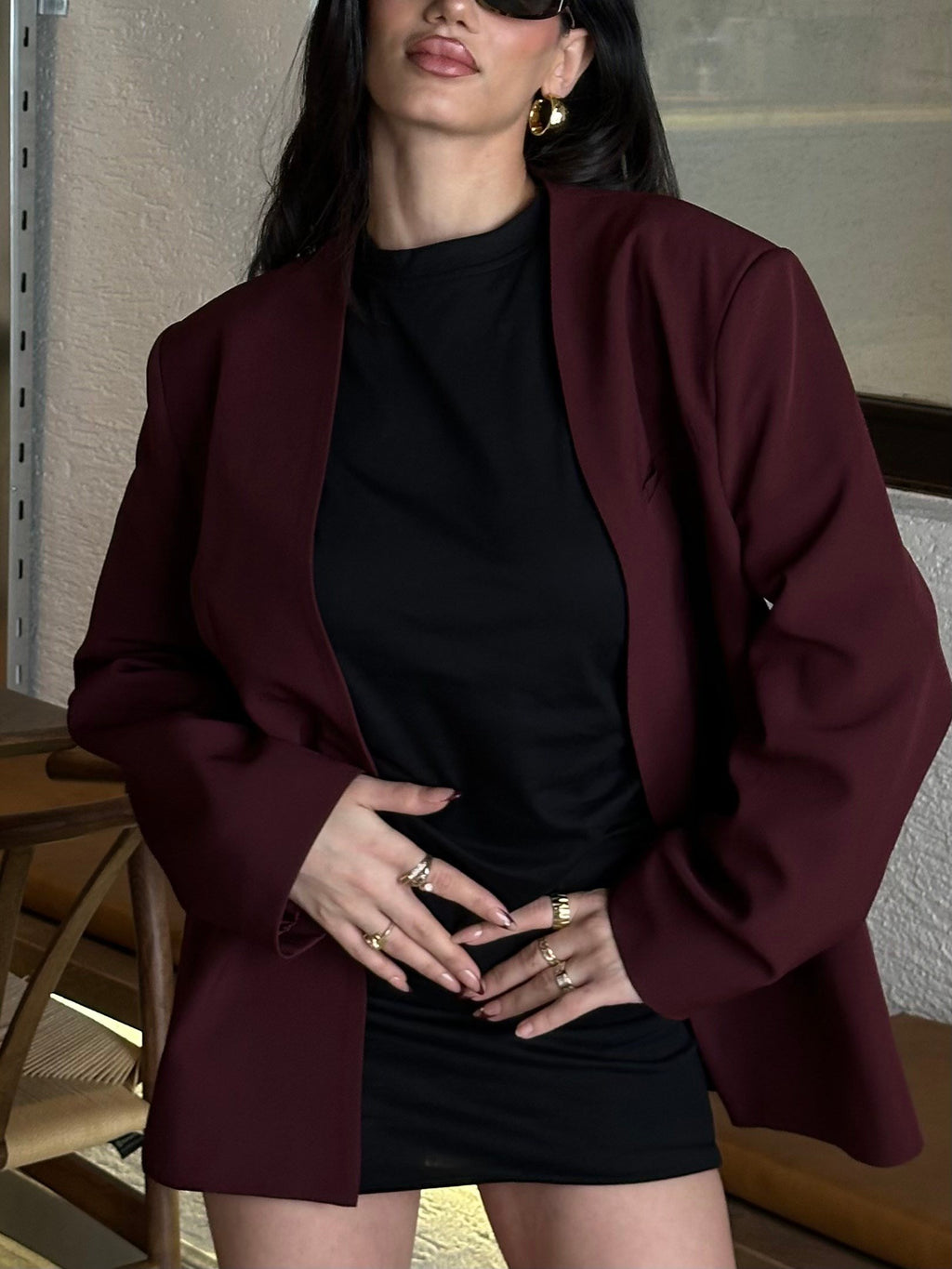 Kemerli Blazer Ceket