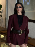 Kemerli Blazer Ceket