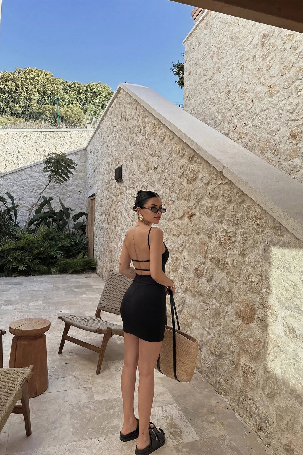 Siyah Dioni Elbise