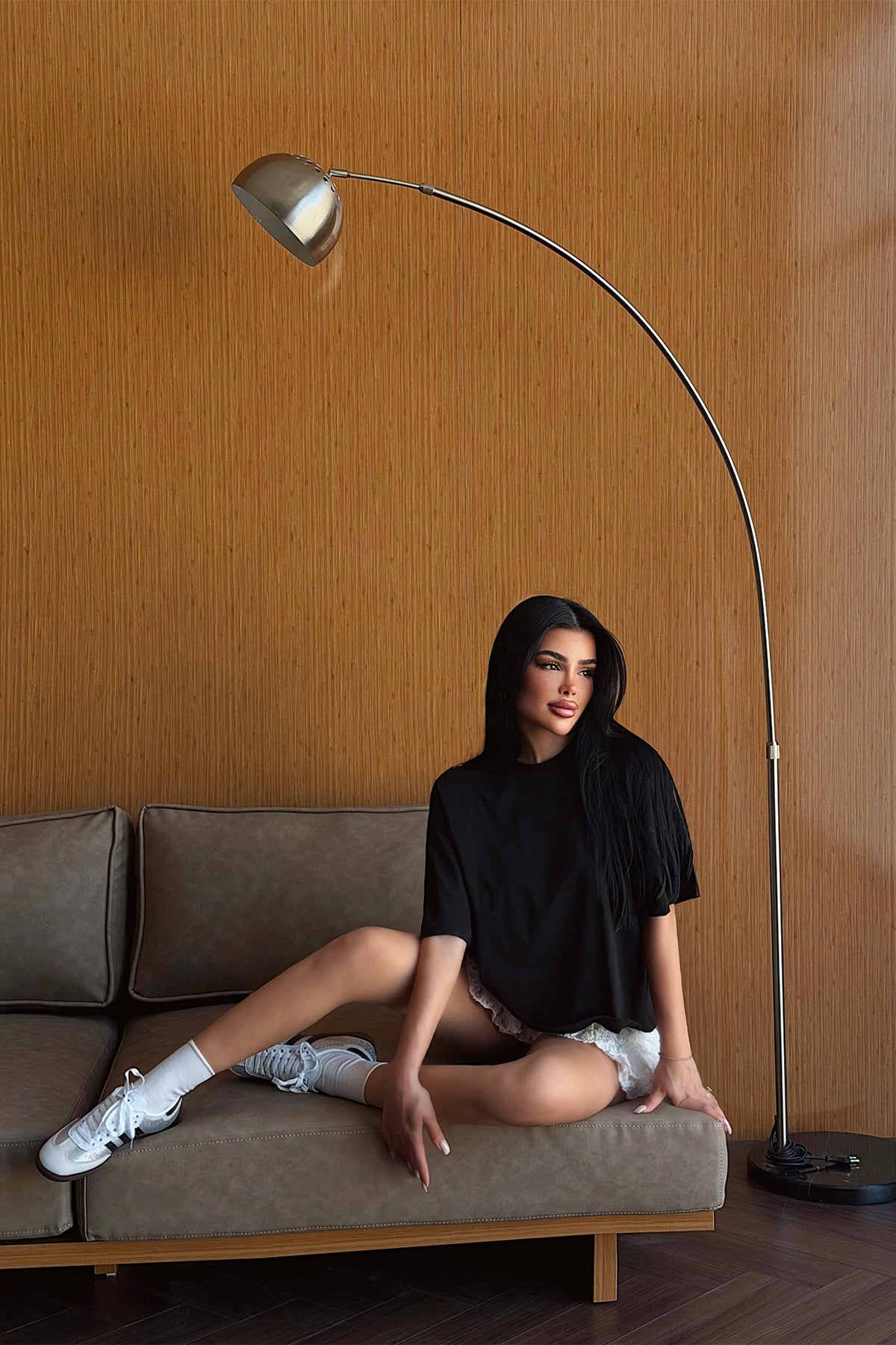 Siyah Riya Tshirt