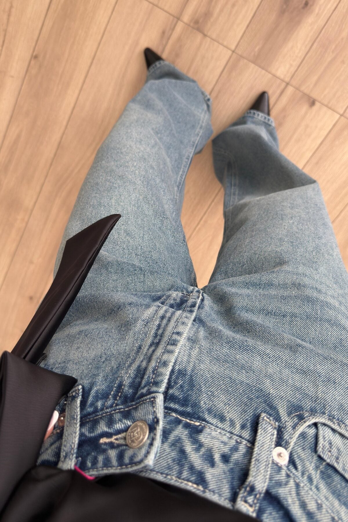 Wendy Geniş Paça Açık Mavi Jean