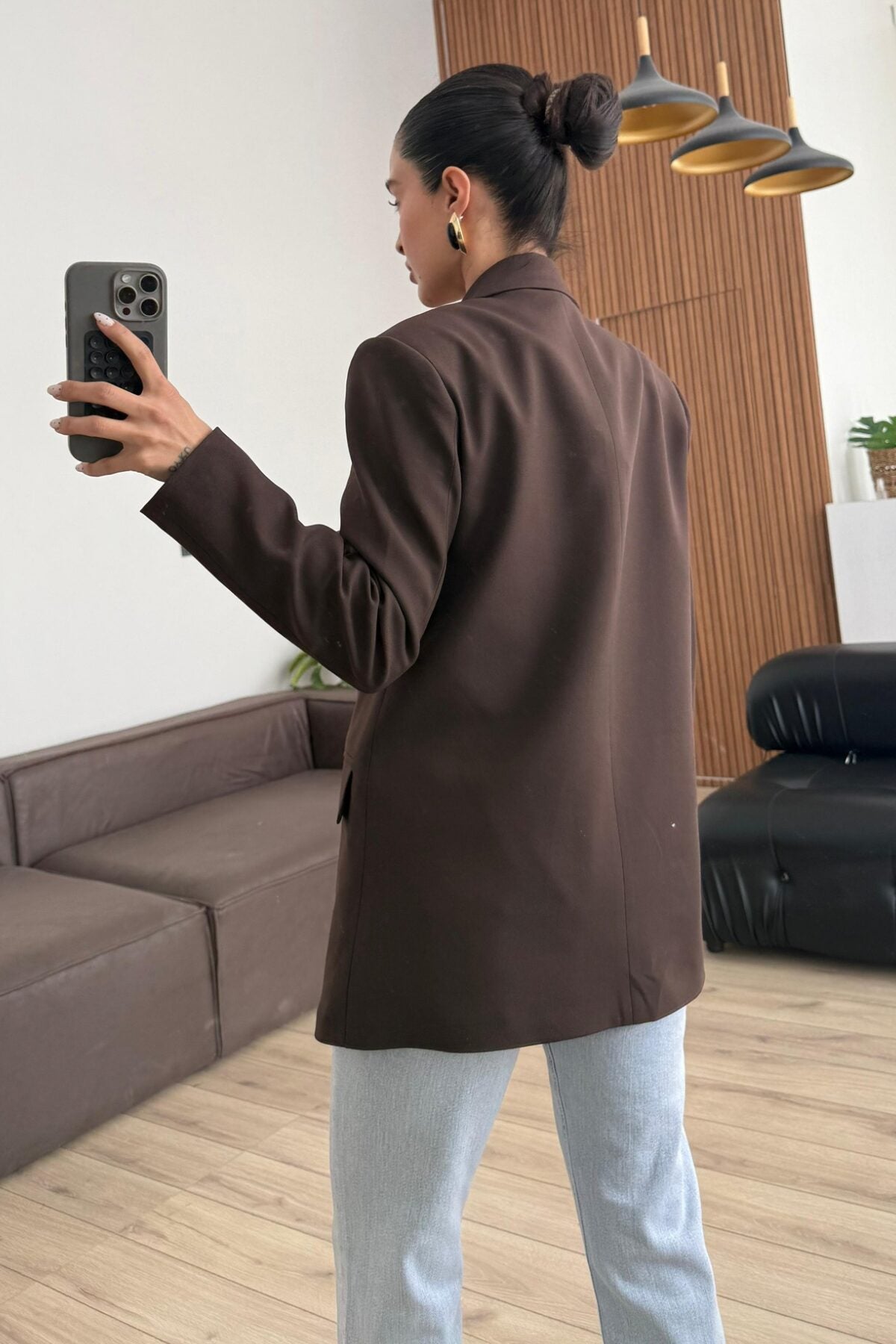 Md Keten Blazer Ceket