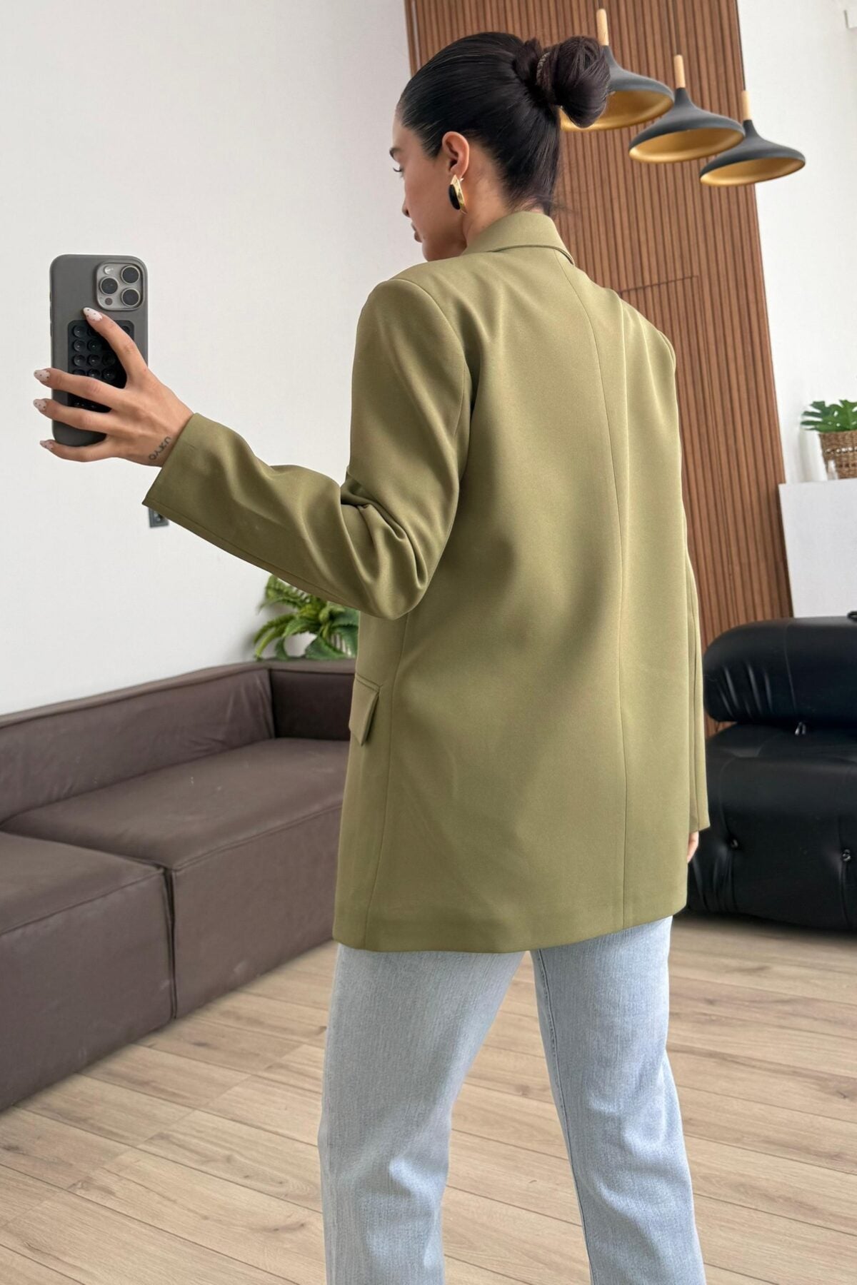 Md Keten Blazer Ceket