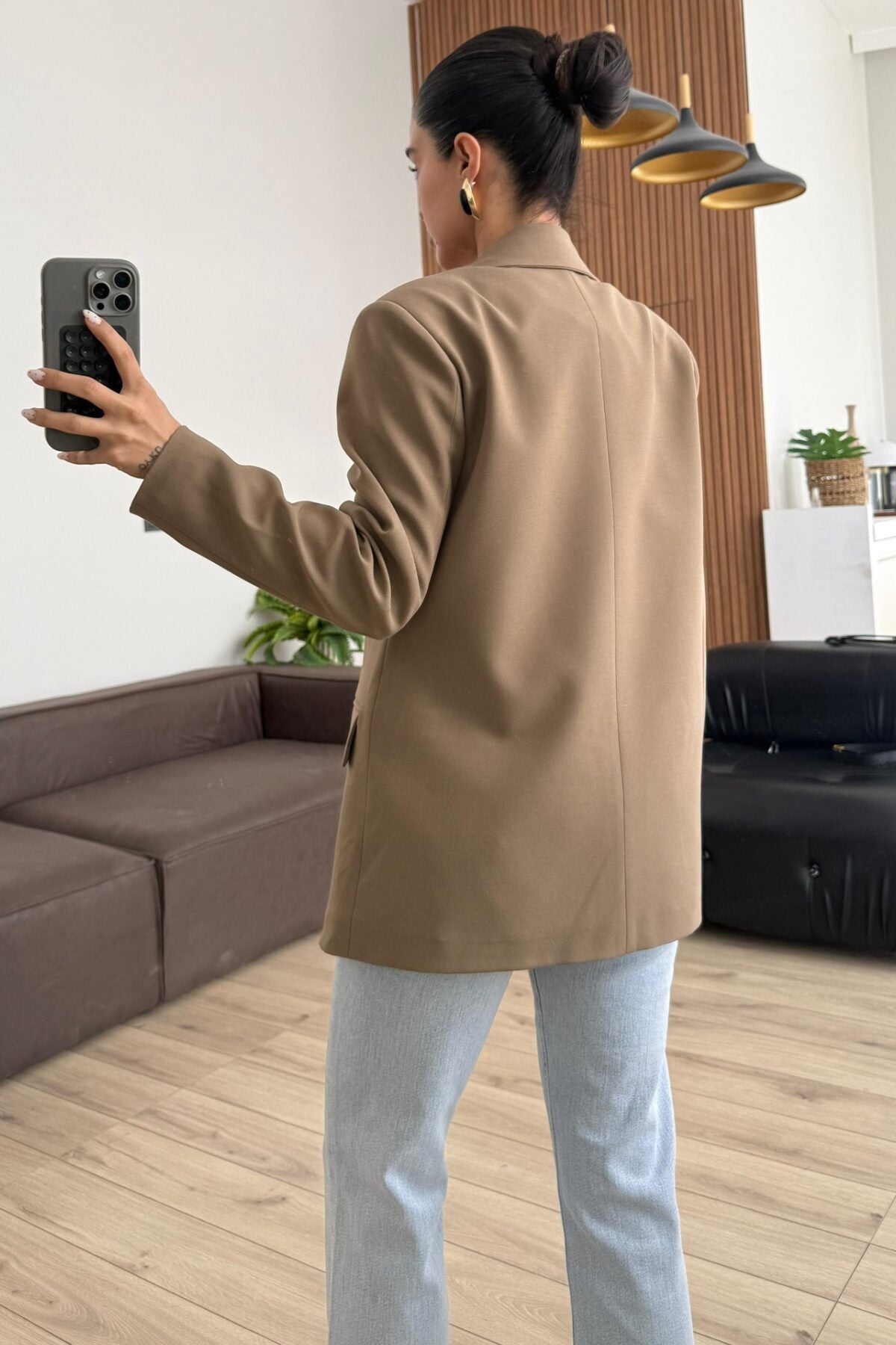 Md Keten Blazer Ceket