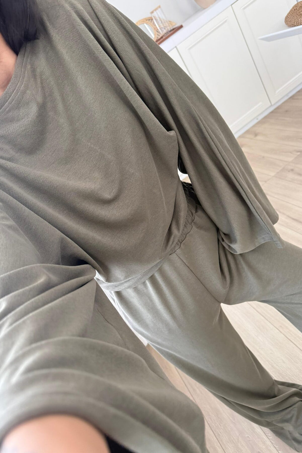 Geniş Kol Bluz Pantolon Takım