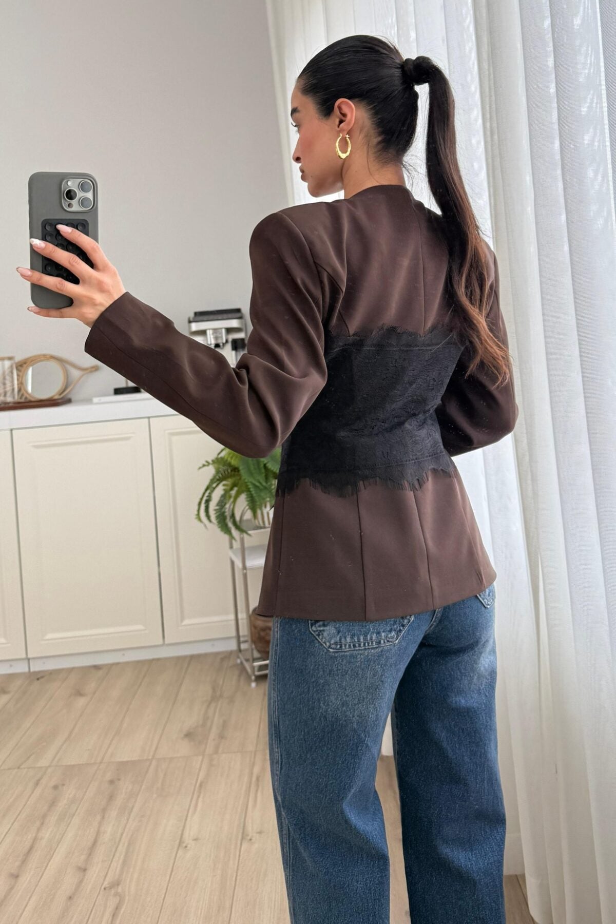 Dantel Korseli Ceket
