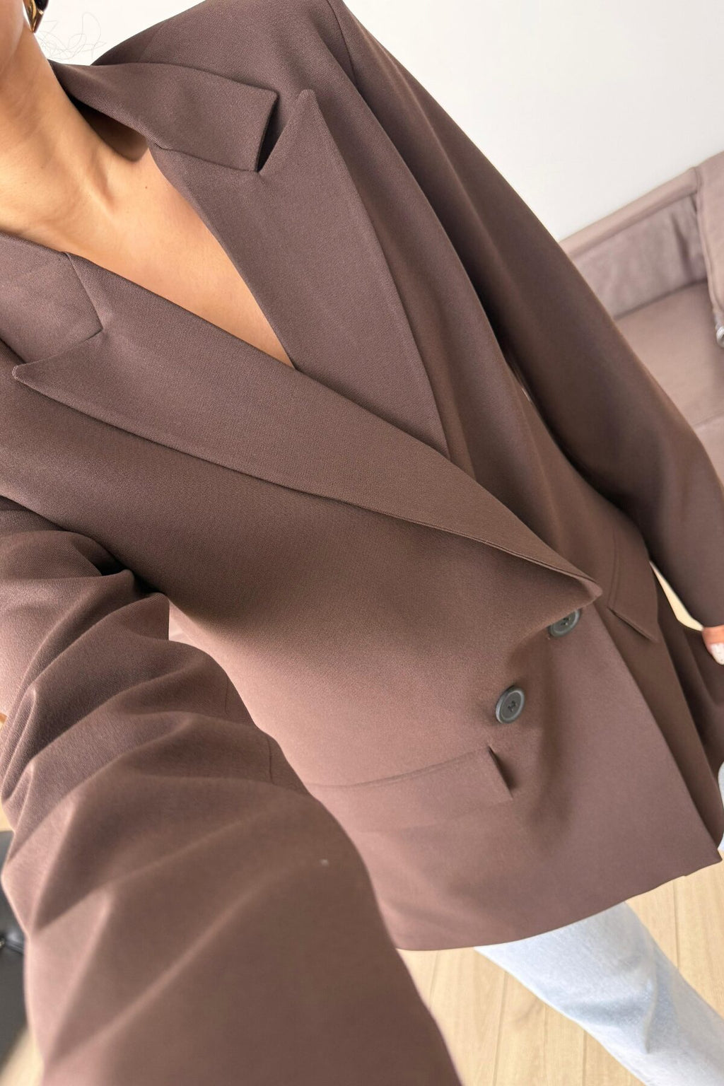 Md Keten Blazer Ceket