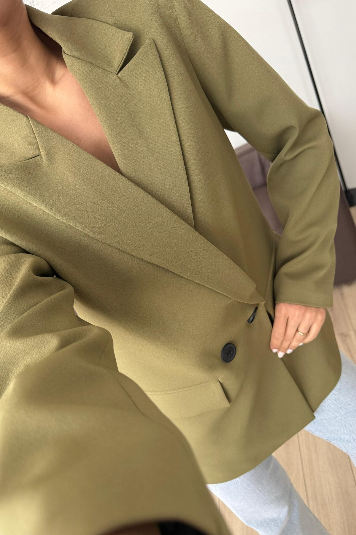 Md Keten Blazer Ceket