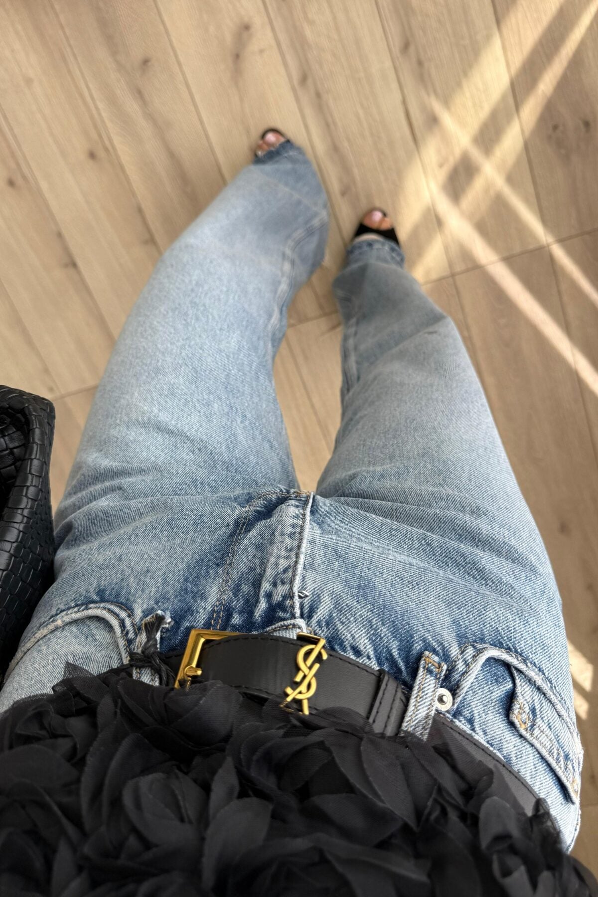 Wom Wide Leg Mavi Yıkamalı Jean