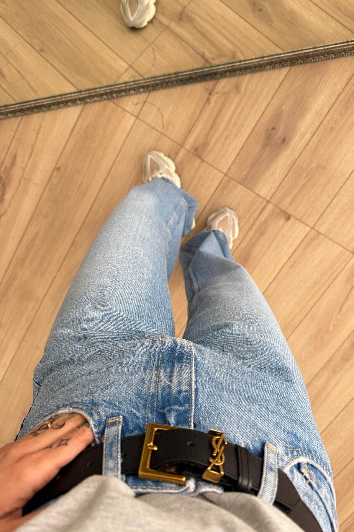 Jf Wide Leg Orta Mavi Jean